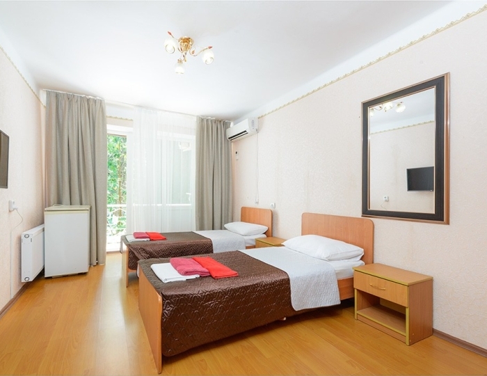 Стандарт 2-местный 1-комнатный, корпус 2 - Дом отдыха «Им. Челюскинцев» Гагра