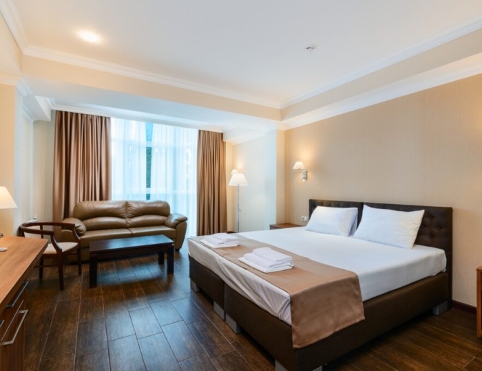 Студия 2-местный 1-комнатный без балкона, корпус 1 - Дом отдыха «Им. Челюскинцев» Гагра