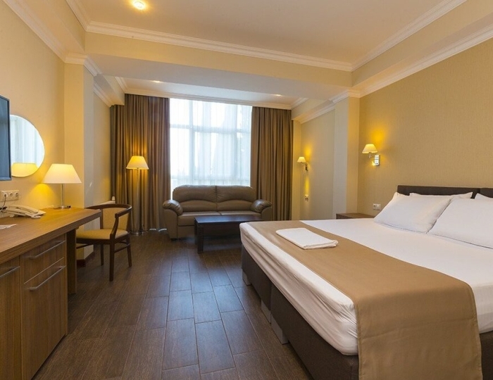 Студия 2-местный 1-комнатный без балкона, корпус 1 - Дом отдыха «Им. Челюскинцев» Гагра